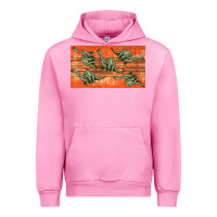 Fuchsia Pink dinosaur brontosaurus sippy cup Urban Hoodie - Artiststas