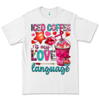 White iced coffee is my love language Premium Tee - NancyCooperArtShop
