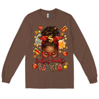 Chestnut santa favorite banker afro messy bun Long Sleeve Tee - texasbilliewilder