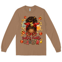 Toasted Coconut santa favorite banker afro messy bun Long Sleeve Tee - texasbilliewilder
