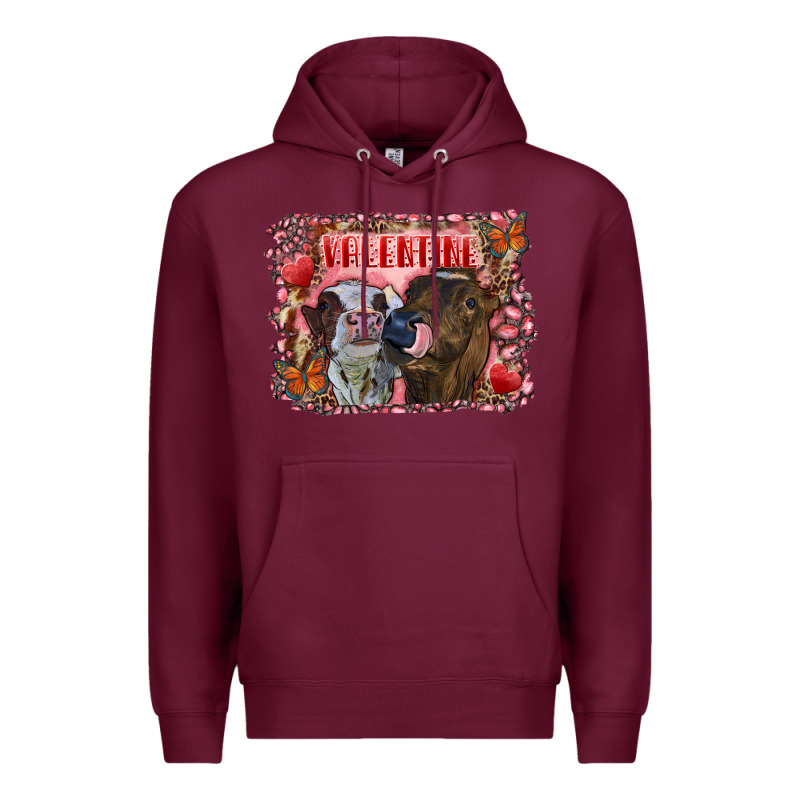 Valentine Heifers Premium Hoodie by RanaPortraitStore | Teevron