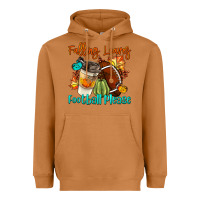 Meerkat Falling Leaves Football Please Heavyweight Hoodie - LillyAllenDesigns