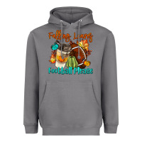 Storm Falling Leaves Football Please Heavyweight Hoodie - LillyAllenDesigns