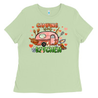 Matcha camping is my kitchen Ladies Tee - NancyCooperArtShop
