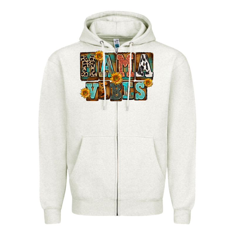 Western Mama Vibes Mother's Day Zipper Hoodie by FaDigitalArtStudio | Teevron