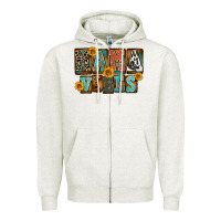 Oatmeal Heather Western Mama Vibes Mother's Day Zipper Hoodie - FaDigitalArtStudio