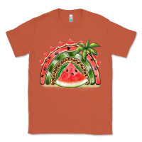 Copper watermelon slice  rainbow Classic Tee - BarkalooDesign