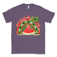 Lavender watermelon slice  rainbow Classic Tee - BarkalooDesign