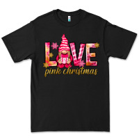 Black love pink christmas gnome Premium Tee - NancyCooperArtShop