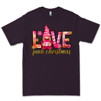 Plum love pink christmas gnome Premium Tee - NancyCooperArtShop