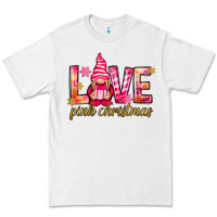 White love pink christmas gnome Premium Tee - NancyCooperArtShop