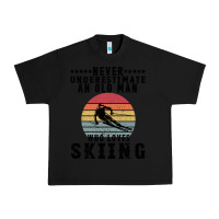 Black Never Underestimate An Old Man Who Loves Skiing Urban Heavy Tee - Bettercallsaul
