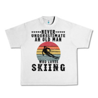 Lunar Rock Never Underestimate An Old Man Who Loves Skiing Urban Heavy Tee - Bettercallsaul