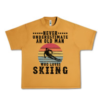 Peanut Butter Never Underestimate An Old Man Who Loves Skiing Urban Heavy Tee - Bettercallsaul