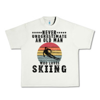 Pistachio Never Underestimate An Old Man Who Loves Skiing Urban Heavy Tee - Bettercallsaul