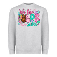 Heather Grey oh for peeps sake Easter Day Heavyweight Sweatshirt - HowdyJamesFarm