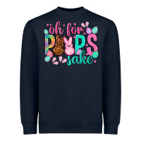 Navy oh for peeps sake Easter Day Heavyweight Sweatshirt - HowdyJamesFarm