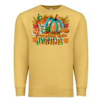 Antique Gold Pumpkin Spice Junkie Premium Sweatshirt - CowhideDigitalArt