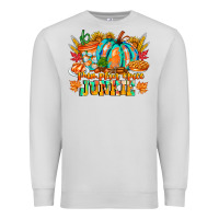 Dove Grey Pumpkin Spice Junkie Premium Sweatshirt - CowhideDigitalArt