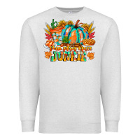 Oatmeal Heather Pumpkin Spice Junkie Premium Sweatshirt - CowhideDigitalArt