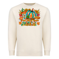 Sandshell Pumpkin Spice Junkie Premium Sweatshirt - CowhideDigitalArt