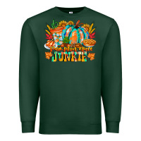Sports Green Pumpkin Spice Junkie Premium Sweatshirt - CowhideDigitalArt