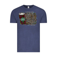 Vintage Denim I Run on Coffee and Christmas Cheer Vintage Tee - Bettercallsaul