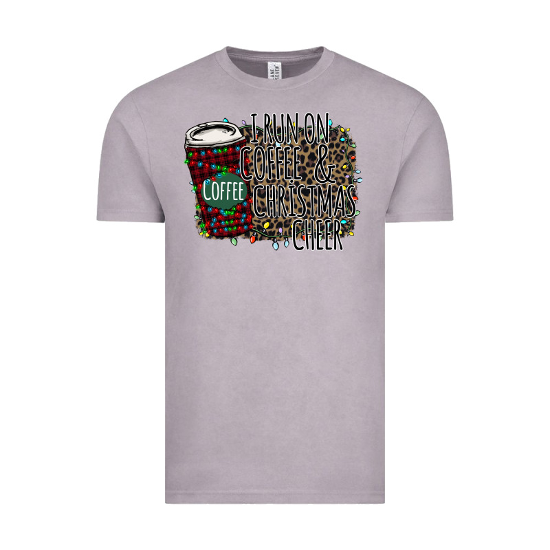 I Run On Coffee And Christmas Cheer Vintage Tee by Bettercallsaul | Teevron