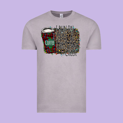 I Run On Coffee And Christmas Cheer Vintage Tee Designed By Bettercallsaul