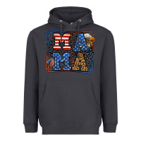Smoke Army Veteran mama leopard frame 4th of July Heavyweight Hoodie - LillyAllenDesigns