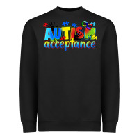 Black Autism acceptance Heavyweight Sweatshirt - CowGirlArtShop