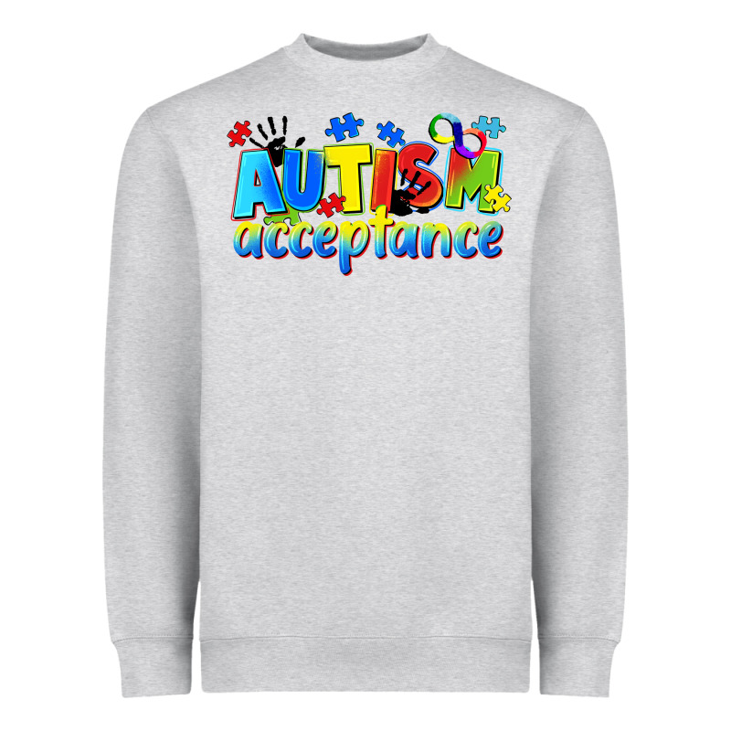 Autism Acceptance Heavyweight Sweatshirt by CowGirlArtShop | Teevron