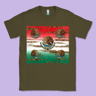 Mexican Flag Classic Tee Designed By Ranaportraitstore