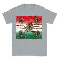 Heather Grey Mexican Flag Classic Tee - RanaPortraitStore