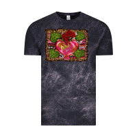 Cloud Black Western Background Valentine's Day Vintage Tee - RanaPortraitStore