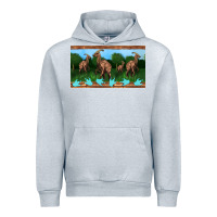 Heather Grey parasaurolophus sippy cup Urban Hoodie - Artiststas