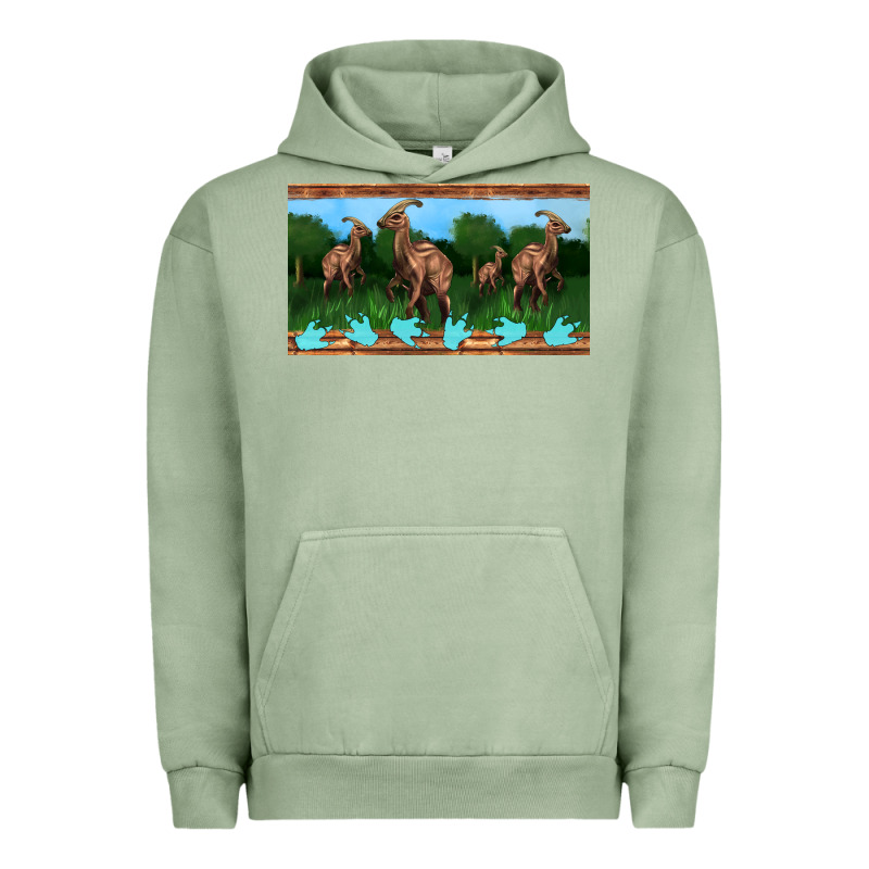 Parasaurolophus Sippy Cup Urban Hoodie by Artiststas | Teevron