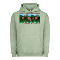 Pigment Oil Green parasaurolophus sippy cup Urban Hoodie - Artiststas