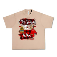 Burro Christmas With My Tribe Urban Heavy Tee - Bettercallsaul
