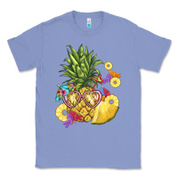 Colony Blue pineapple enjoying Classic Tee - BarkalooDesign