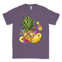 Lavender pineapple enjoying Classic Tee - BarkalooDesign