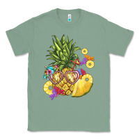 Sage pineapple enjoying Classic Tee - BarkalooDesign