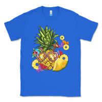 True Royal pineapple enjoying Classic Tee - BarkalooDesign