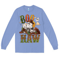 Colony Blue Boo haw Long Sleeve Tee - NancyCooperArtShop