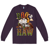 Plum Boo haw Long Sleeve Tee - NancyCooperArtShop