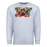 Heather Grey festive joy Premium Sweatshirt - CowhideDigitalArt