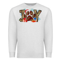 Oatmeal Heather festive joy Premium Sweatshirt - CowhideDigitalArt