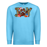 Ocean Blue festive joy Premium Sweatshirt - CowhideDigitalArt