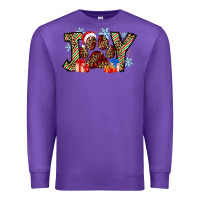 Purple festive joy Premium Sweatshirt - CowhideDigitalArt