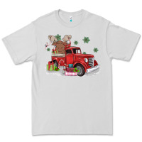 Dove Grey christmas truck Premium Tee - MaliasSmallBusiness